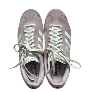 Adidas Gazelle taupe suede sneakers